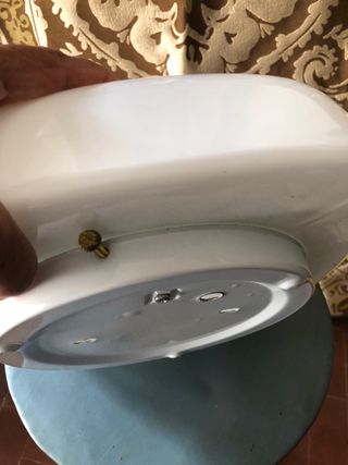Lampada vetro opale bianca 30x30