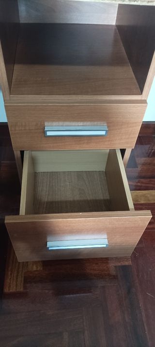 Escritorio madera 2 cajones