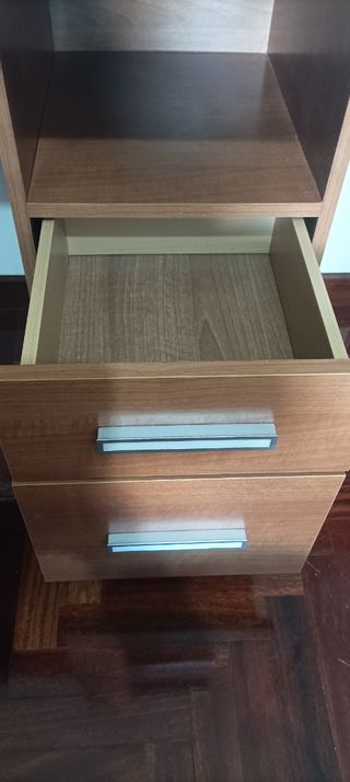 Escritorio madera 2 cajones