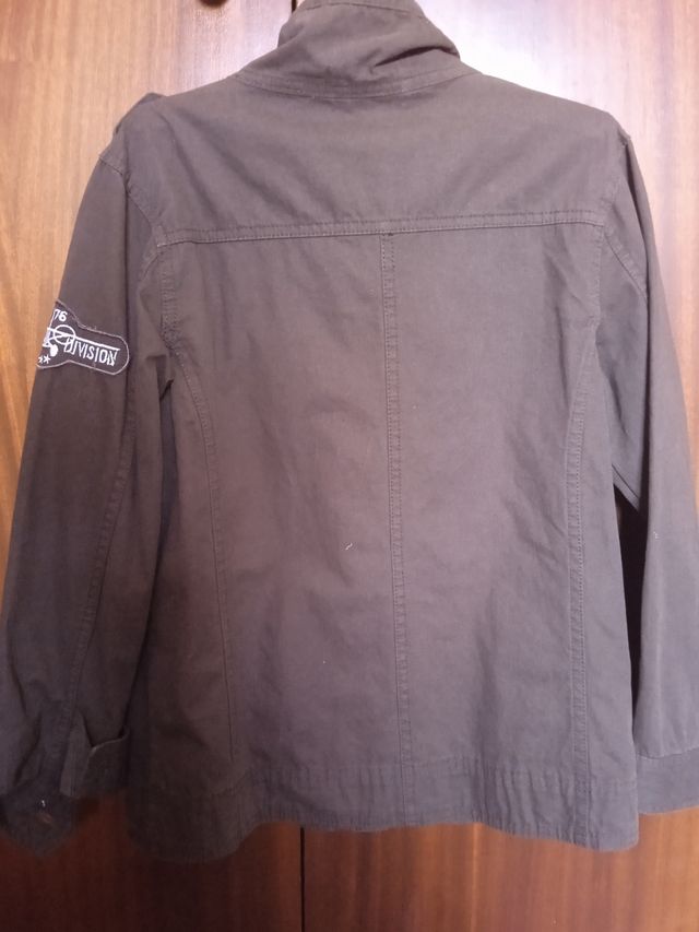 Chaqueta militar niño marrón talla 8-10 años
