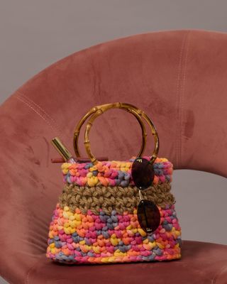 Borsa uncinetto multicolor