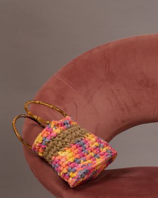 Borsa uncinetto multicolor