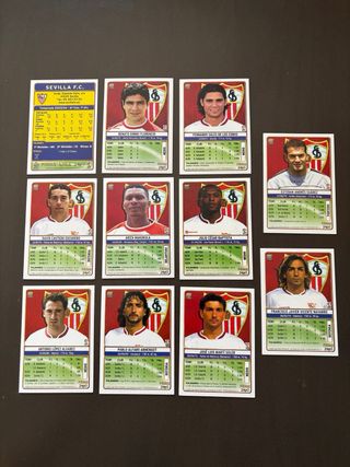 Lote Cromos Sevilla FC 2004 edición As 