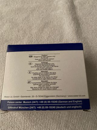 Test agua Phenol Red RÁPIDO WATER-I.D.