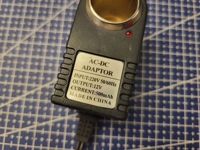 Adattatore AC-DC 12V 500mAh