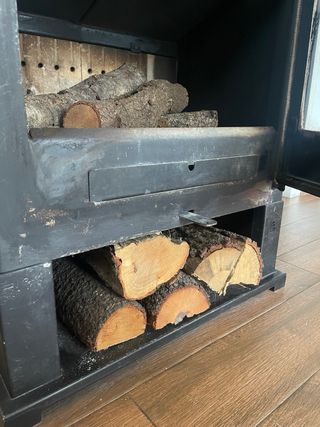 Estufa de leña con horno (BARCELONA, Moià 08180)