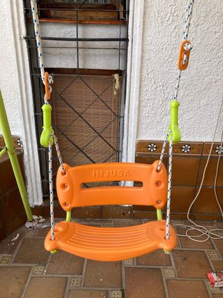 Columpio INJUSA naranja y verde