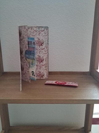 Tarjeta regalo hecha a mano