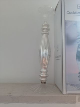Candeliere M Home vetro argento
