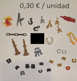 piezas Playmobil , piratas, medieval, romanos,etc