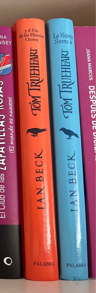 Dos libros de Tom Trueheart juveniles/infantiles.