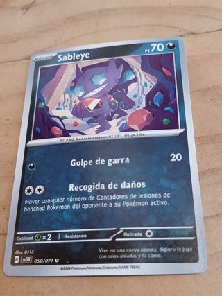 Sableye 050/071 - Pokémon TCG