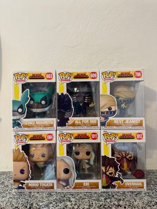 6 Funko Pop! My Hero Academia