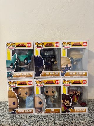 6 Funko Pop! My Hero Academia