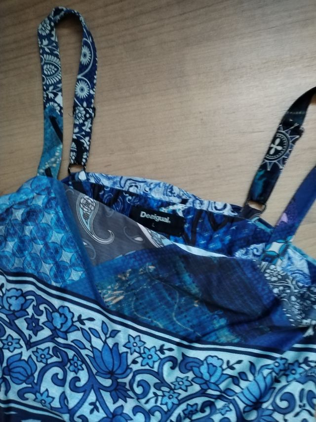 Mono Desigual azul - Talla única