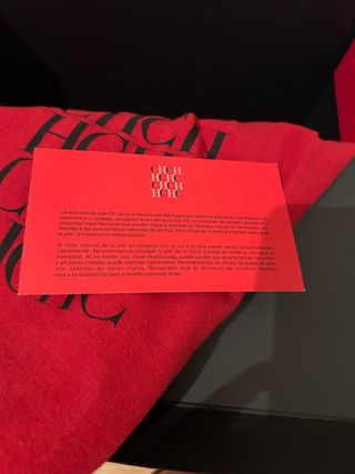 Bolso Carolina Herrera rojo