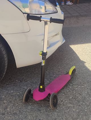 Patinete Oxelo B1 3 Ruedas Rosa