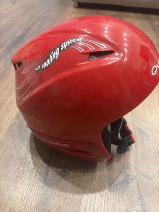Casco Quechua Esquí Rojo