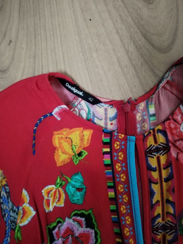 Vestido Desigual rojo - Talla M
