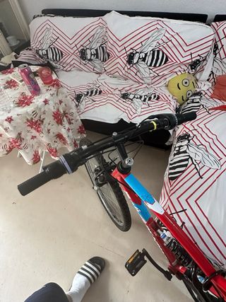 Bicicleta montaña roja