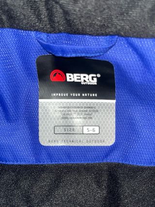 Mono esquí niño azul