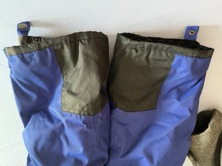 Mono esquí niño azul