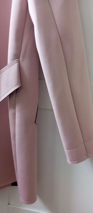 Abrigo rosa  mujer a estrenar, talla S