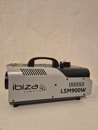 Máquina humo Ibiza LSM900W con control remoto