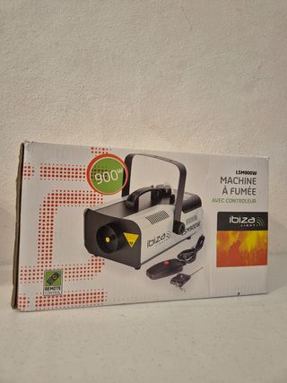 Máquina humo Ibiza LSM900W con control remoto