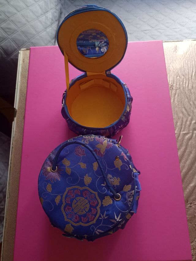 Joyeros vintage azul - 2 uds.