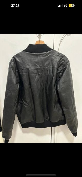 Giacca Pelle Uomo Tg.S nuovo con cartellino squad2