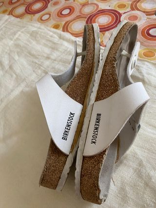 Birkenstock 43 infradito bianche uomo