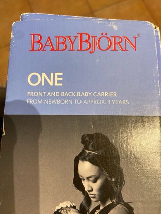 Marsupio Baby Bjorn ONE nero