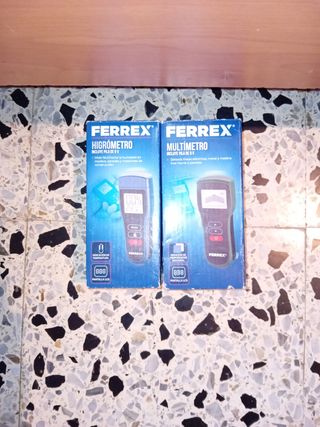 1 multímetro 1 higrómetro Ferrex nuevos