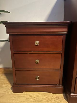 URGE Cómoda 10 cajones +2 mesitas de madera maciza