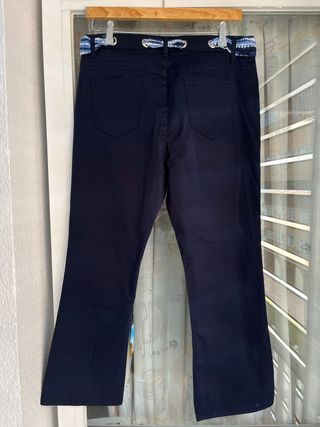 Pantalón October azul mujer