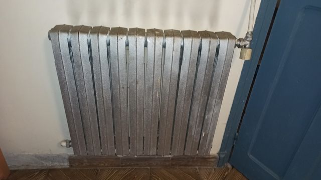Radiador antiguo de fundición.