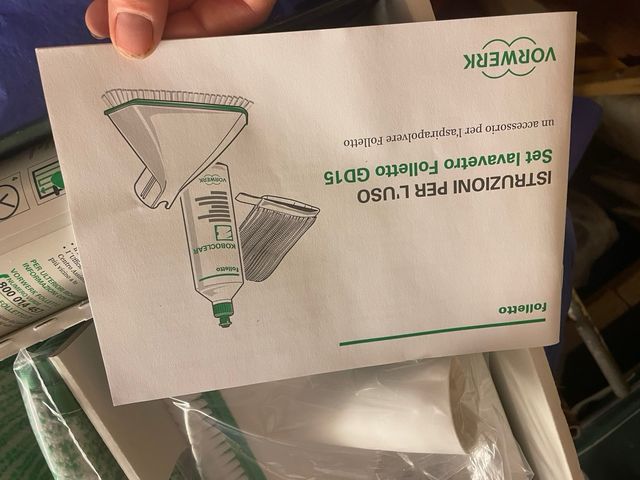 Set Folletto lavavetri GD15