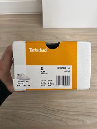Timberland - Bambas blancas talla 37