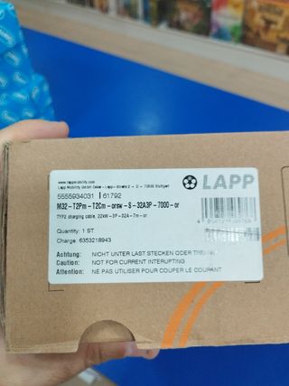 Cable de carga para coche lapp