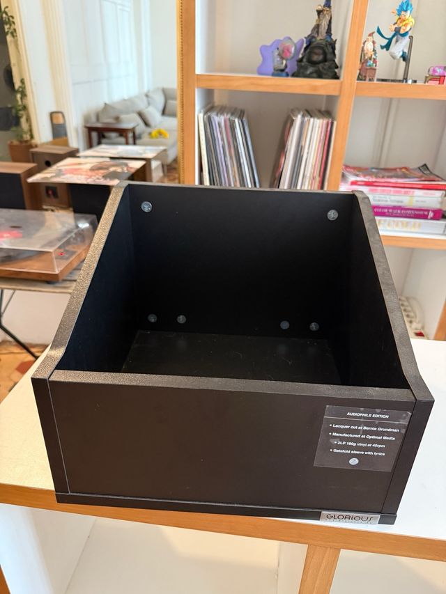 Estante para discos de vinilo