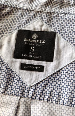 Camisas Springfield blanca estampada