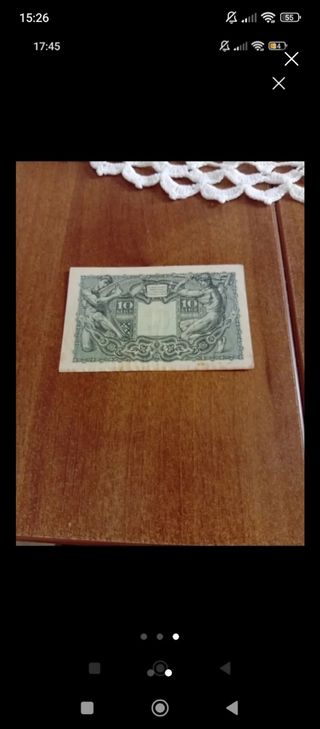 Banconota 10 Lire Italia