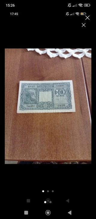 Banconota 10 Lire Italia