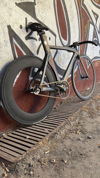 Bicicleta Fixie Carbono