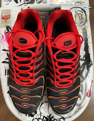 Zapatillas Nike Air Max Plus TN rojas y negras