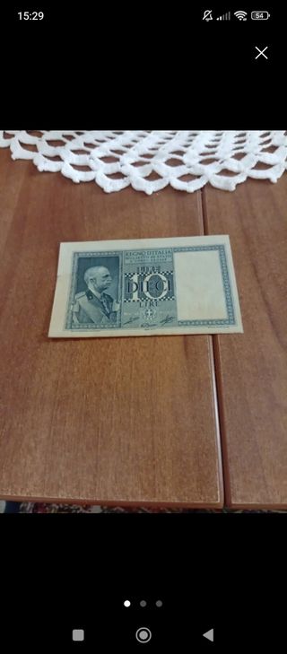 Banconota 10 Lire Italia