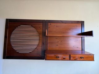 Mueble salón madera maciza