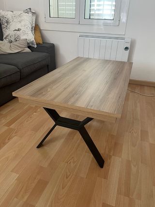 Mesa centro madera-metal