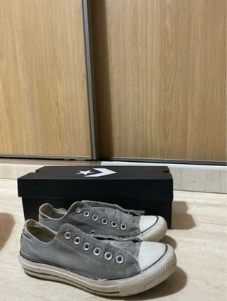 Converse grises - zapatillas bajas